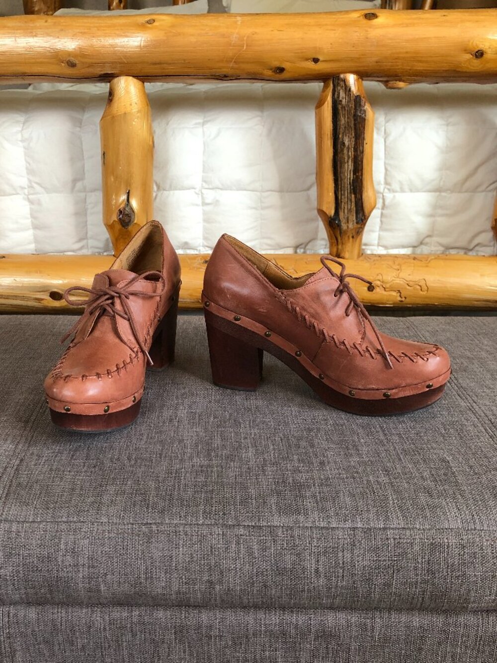 Leather Block Heels Latigo Wren Sundance
